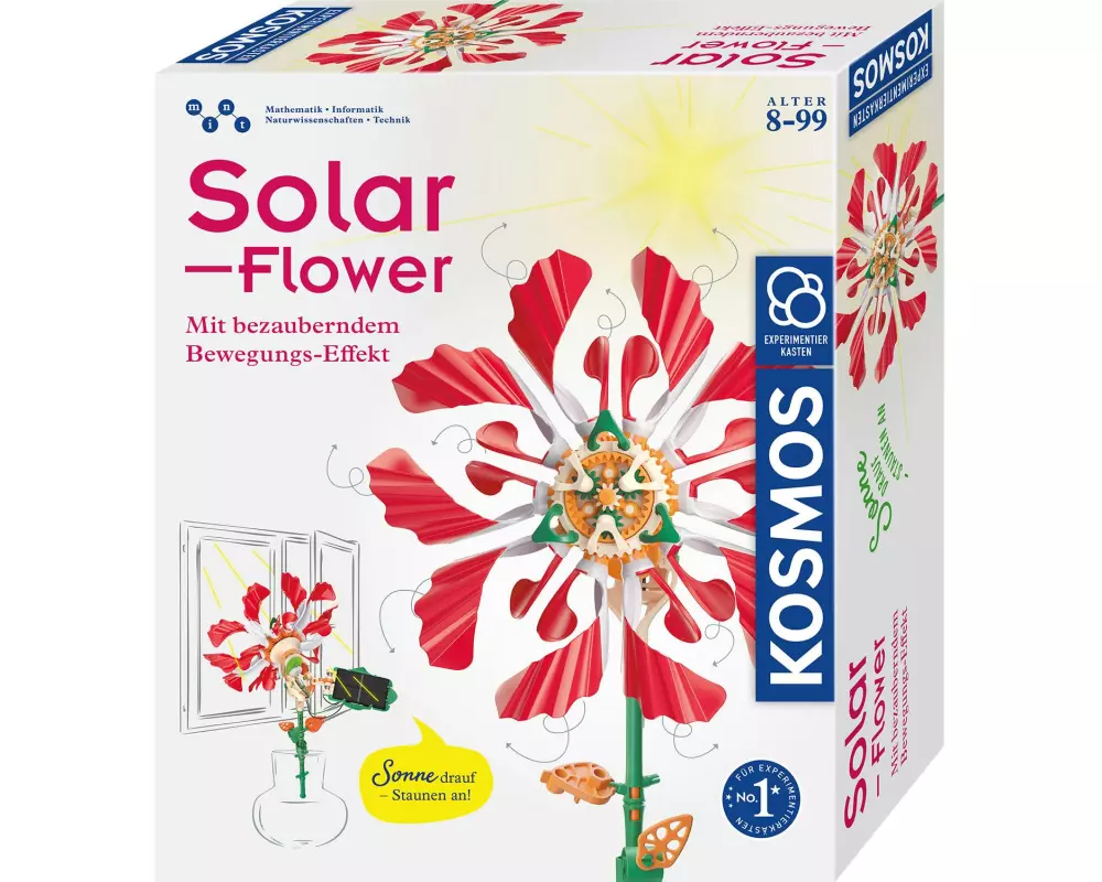 Kosmos Experimentierkasten Solar-Flower mechanisch, Kunststoff