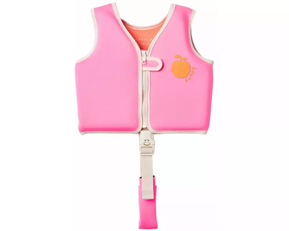 Sunnylife Float Vest 1-2 Poppy the Peach Neopren Pink