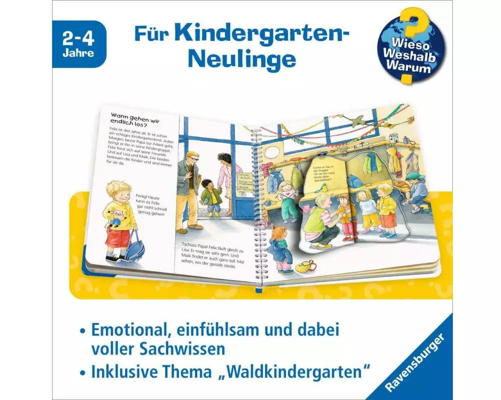 Ravensburger Kinder-Sachbuch Mein Kindergarten 2-4 Jahre