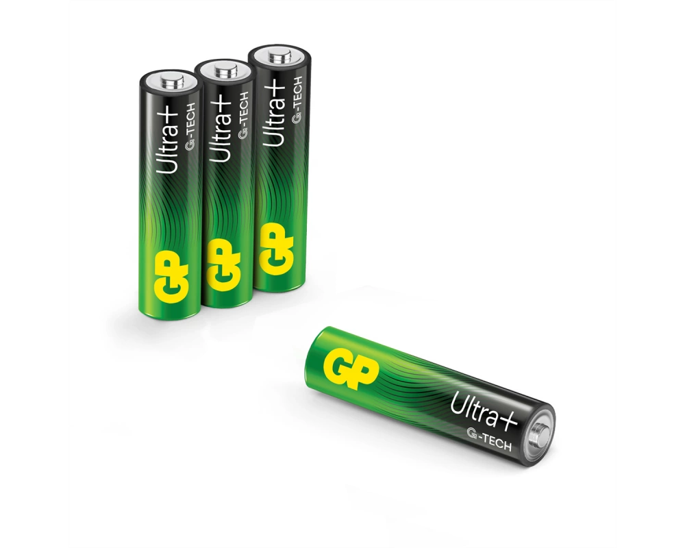 GP Batteries Ultra+ Alkaline AAA 4x