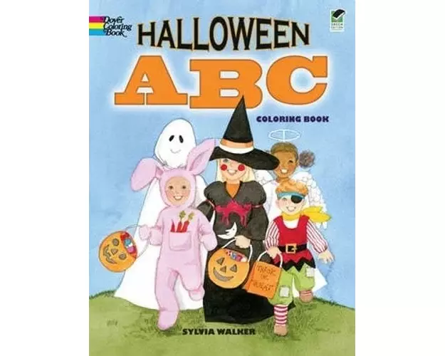 Halloween ABC Coloring Book