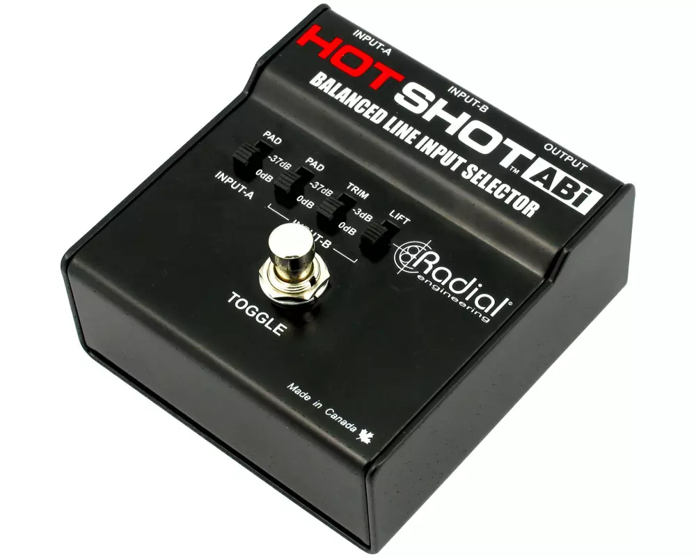 Radial HotShot ABi Symmetrischer Line-Eingangswahlschalter