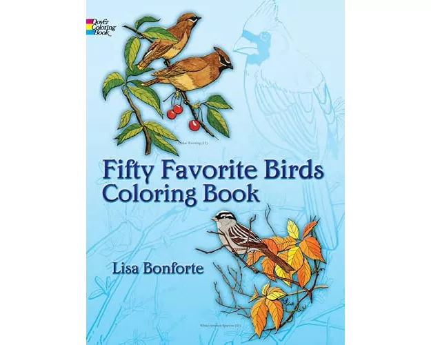 Fifty Favorite Birds Coloring Book