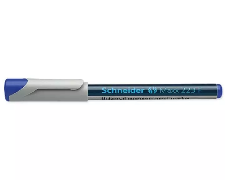 Schneider Folienstift OHP Maxx Wasserlöslich Blau, F