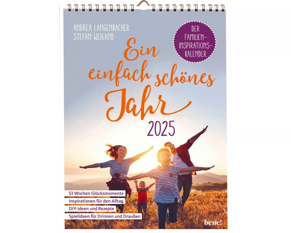 Wochenkalender 2025: Ein einfach schönes Jahr