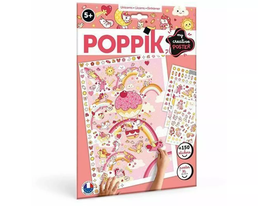 POPPIK - Kreativ Poster & Sticker Einhörner