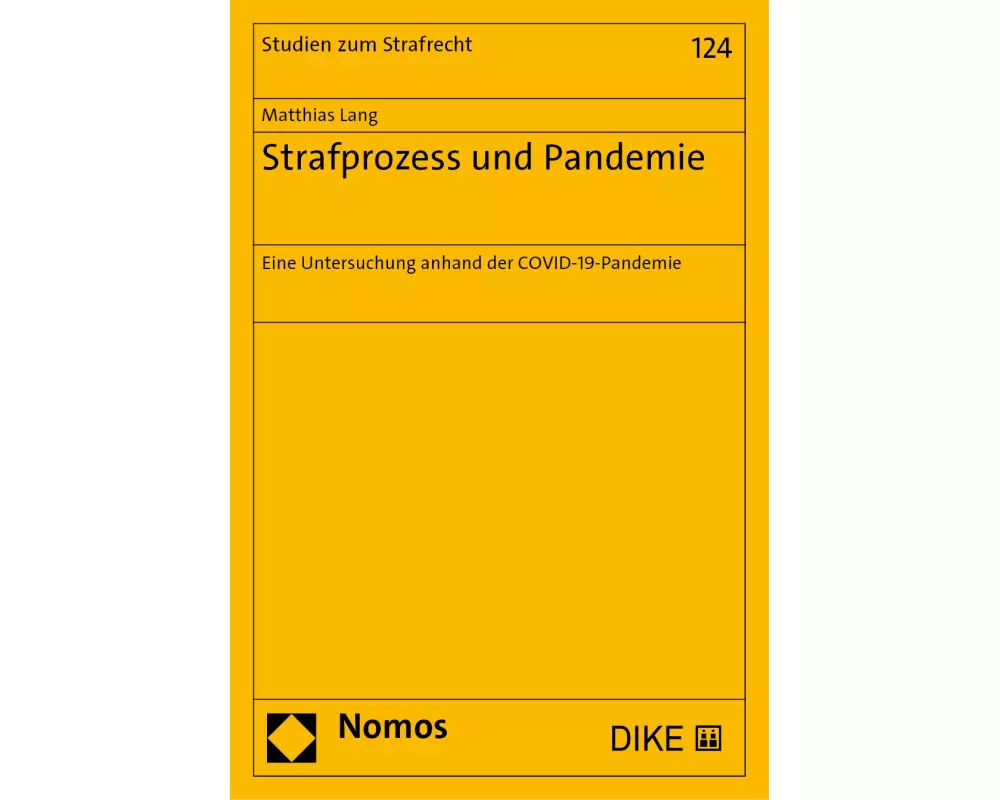Strafprozess und Pandemie