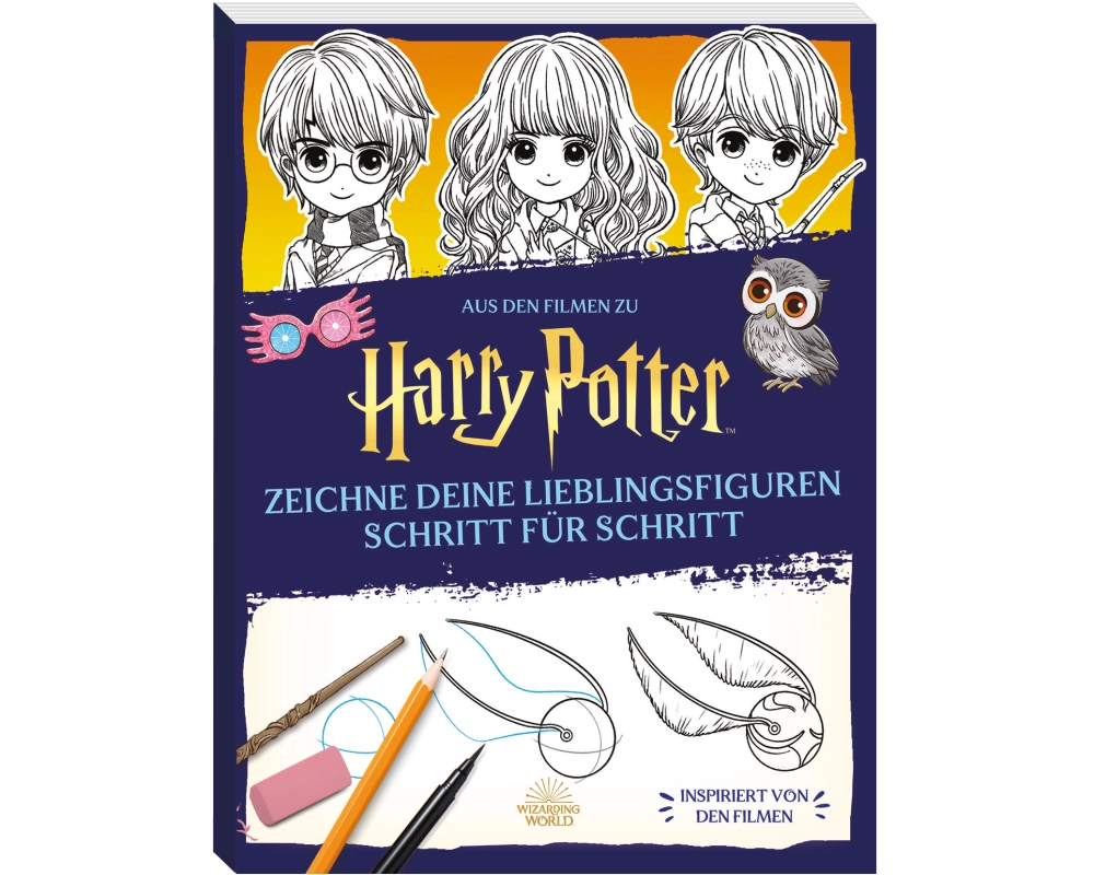 Aus den Filmen zu Harry Potter: Zeichne deine Lieblingsfiguren Schritt für Schritt
