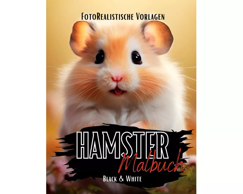 Hamster Malbuch "Fotorealistisch"