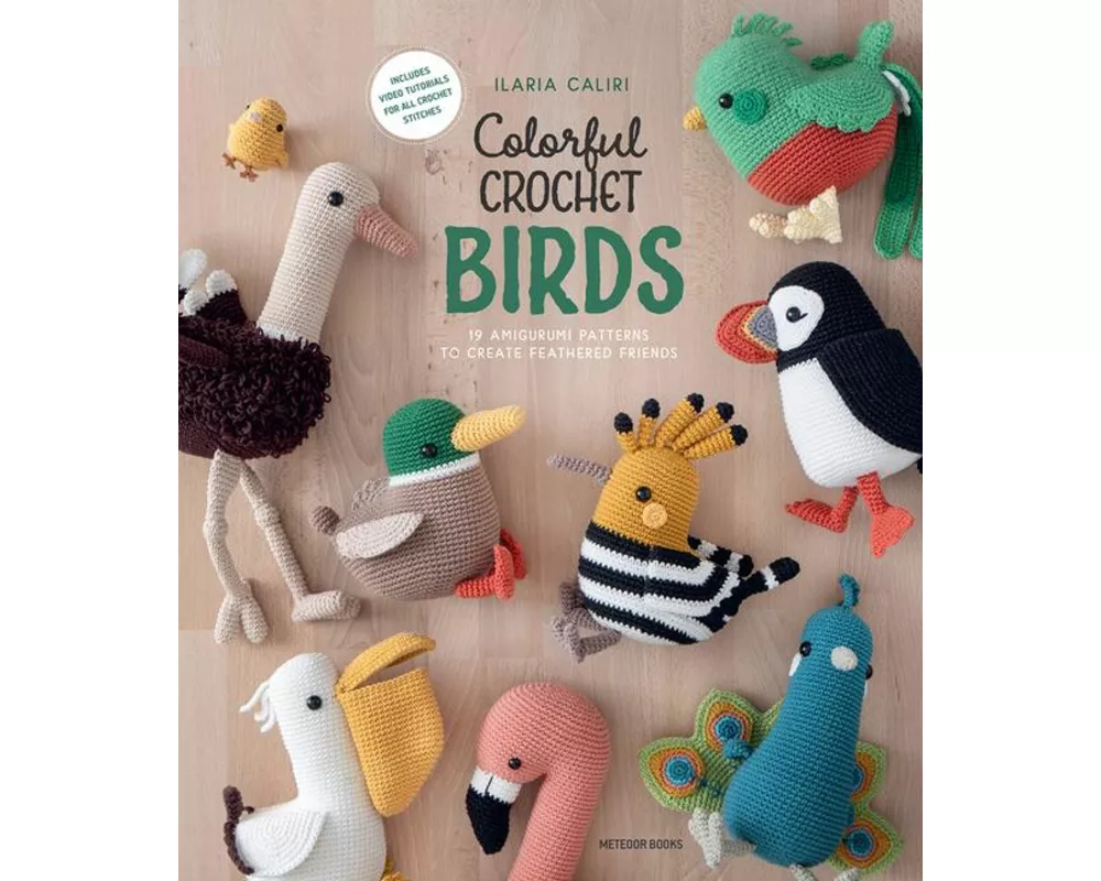 Colorful Crochet Birds
