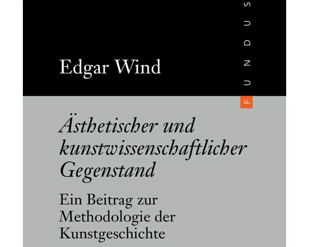 Ästhetischer und kunstwissenschaftlicher Gegenstand