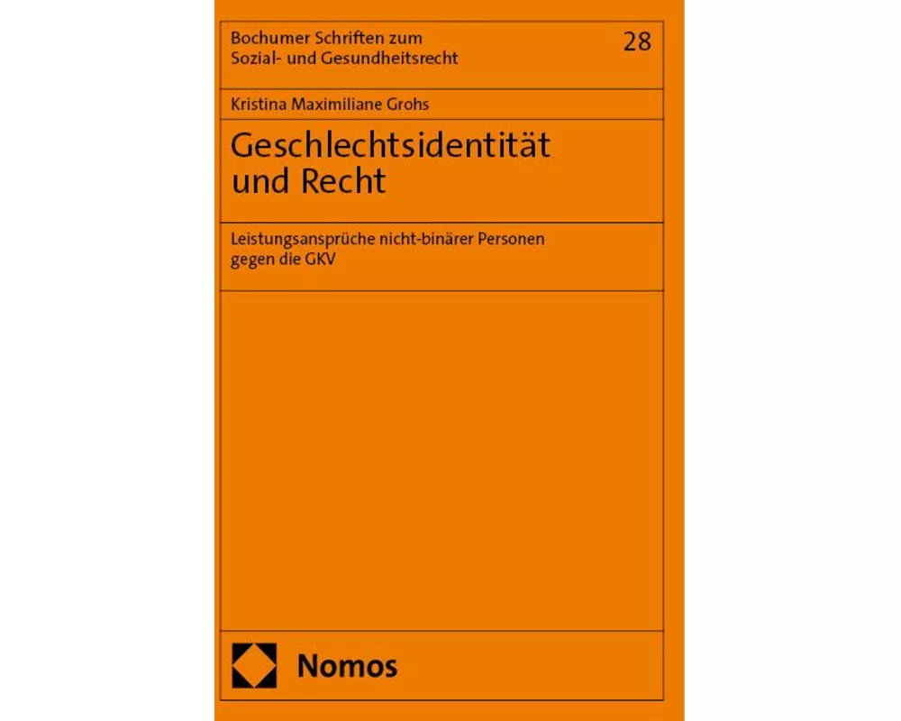Geschlechtsidentität und Recht
