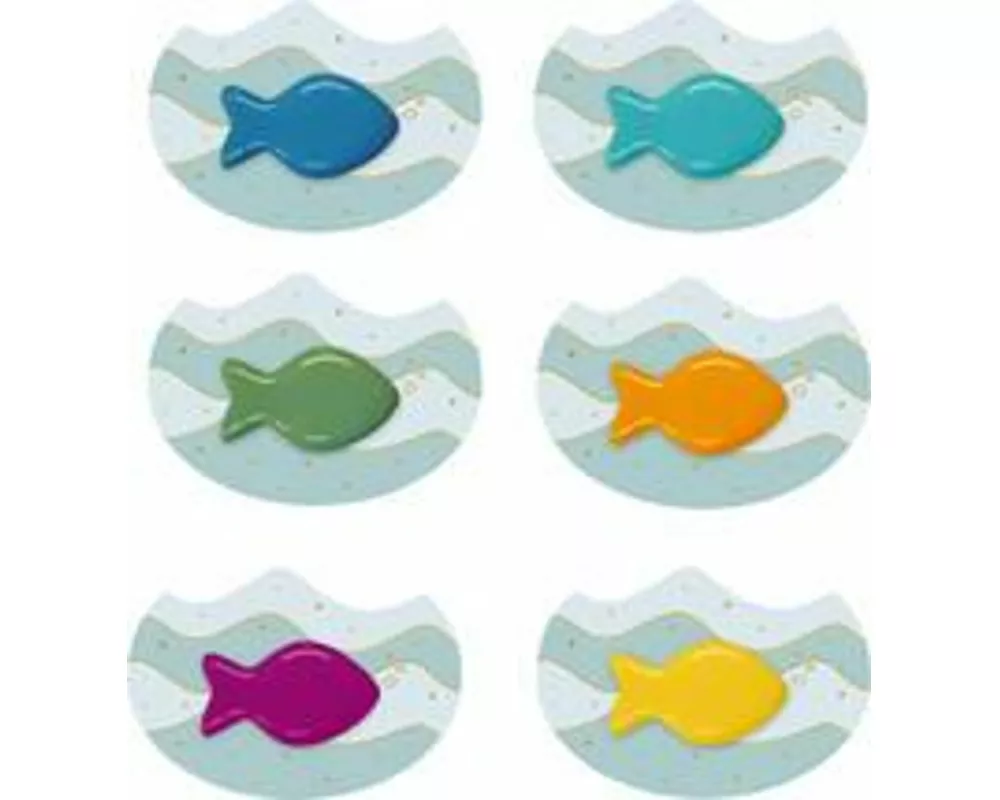 Kunstharzfische - Bunte Regenbogen-Fische