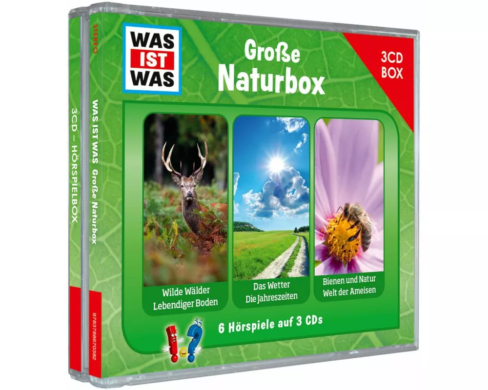 WAS IST WAS 3-CD Hörspielbox. Große Naturbox