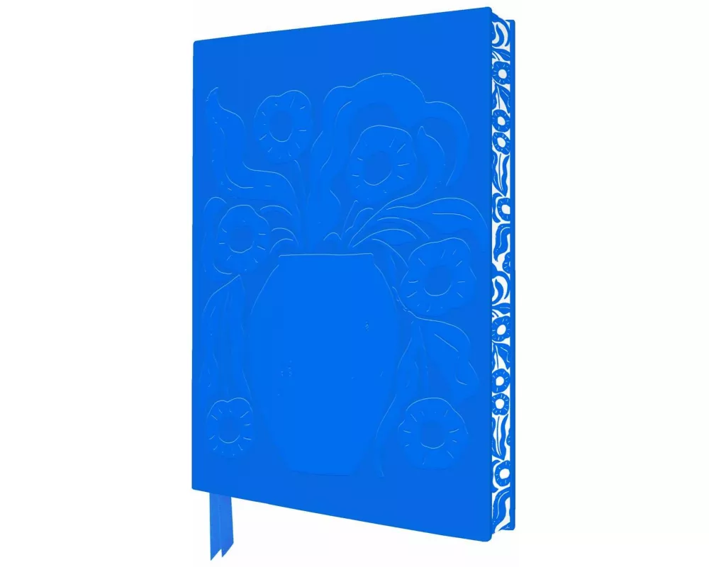 Vicky Yorke: Ziva Blue Vase & Flower Artisan Art Notebook (Flame Tree Journals)