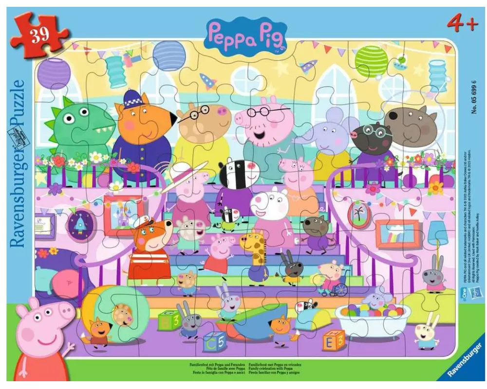 Ravensburger Kleinkinder Puzzle Familienfest mit Peppa und Freunden