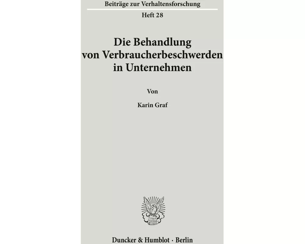 Die Behandlung von Verbraucherbeschwerden in Unternehmen