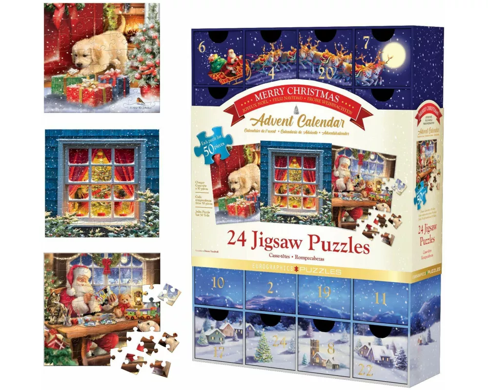 Puzzle Adventskalender / Classic Christmas