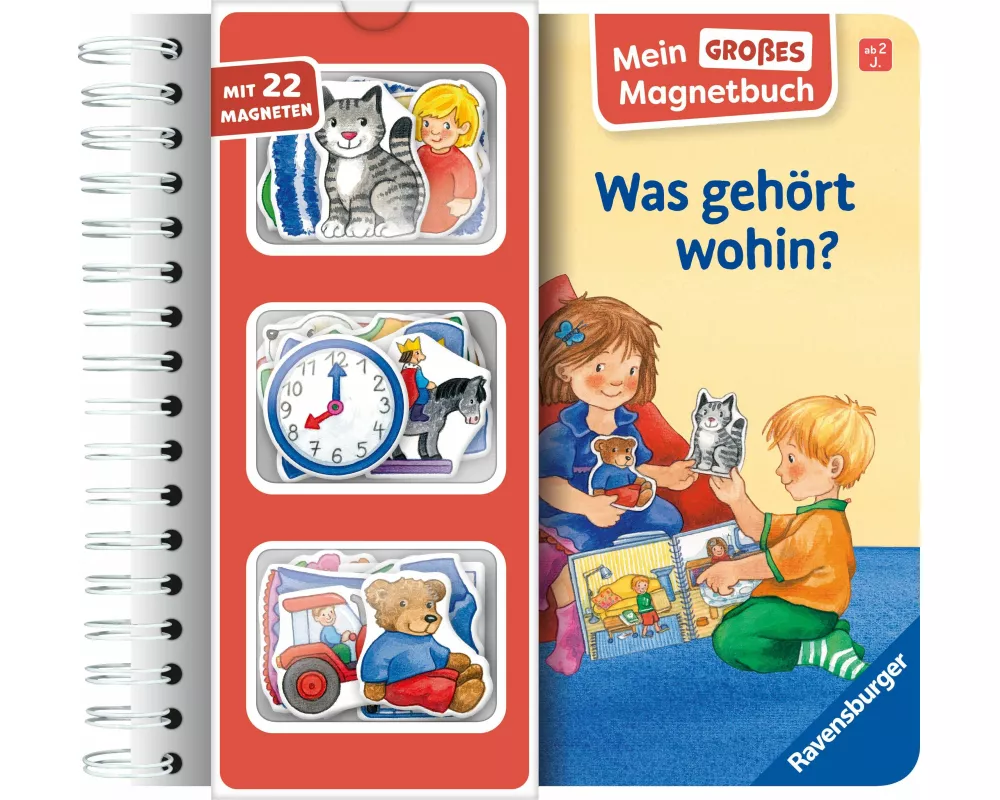 Mein großes Magnetbuch - Was gehört wohin?