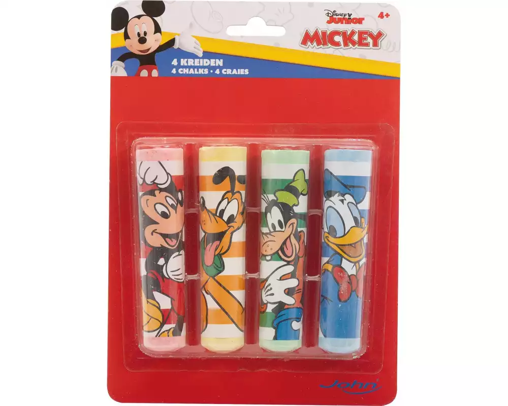 John Strassenkreide Disney 4 Stück Assortiert