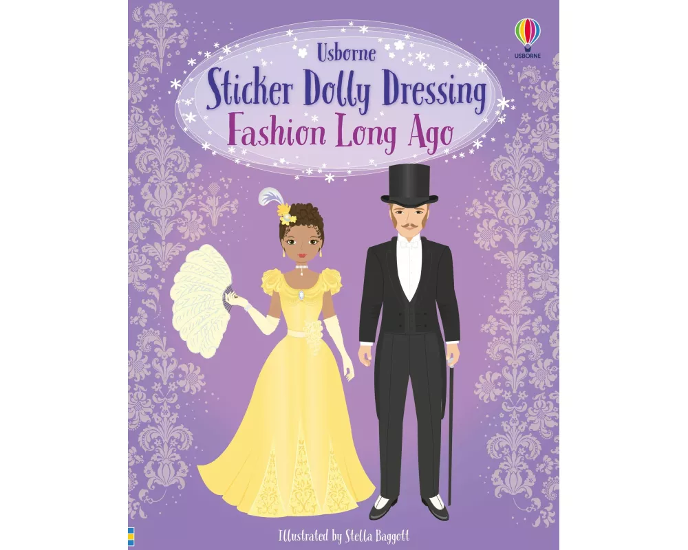 Sticker Dolly Dressing Fashion Long Ago