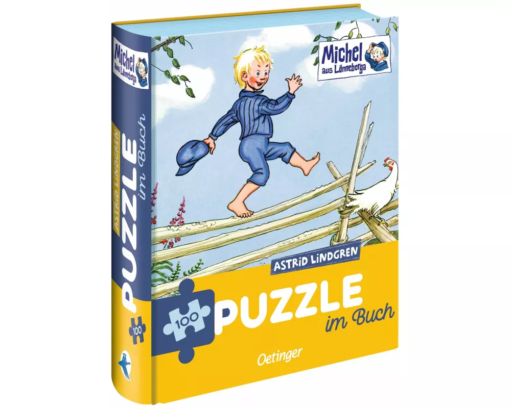 Michel aus Lönneberga. Puzzle im Buch. 100 Teile