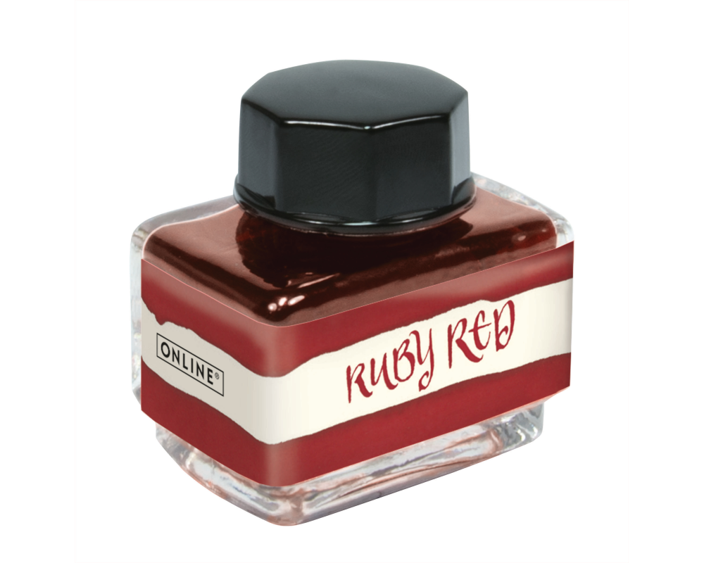 ONLINE Tintenglas 15ml 17121/3 Ruby Red