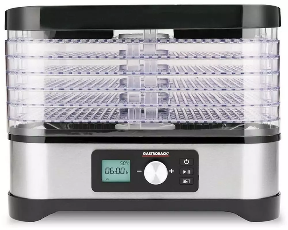 Gastroback Dörrgerät Natural Plus Schwarz