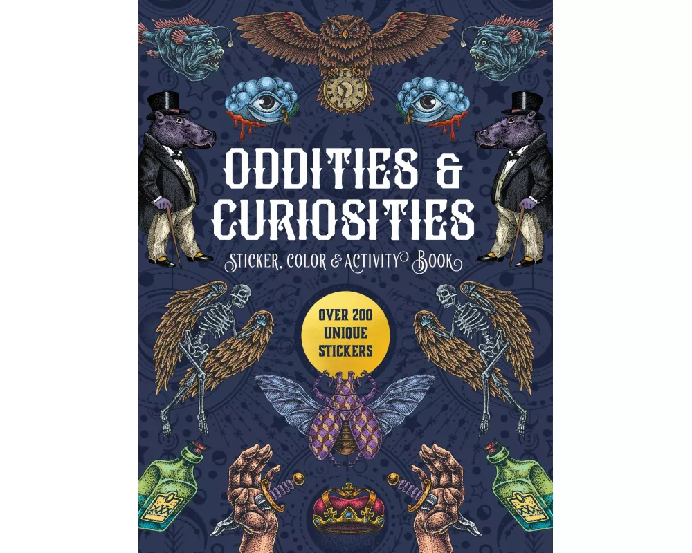 Oddities & Curiosities Sticker, Color & Activity Book