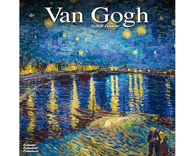 Van Gogh Calendar 2026 Square Artist Wall Calendar - 16 Month