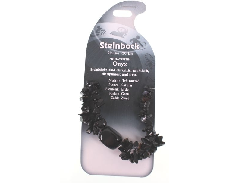 ROOST Armband Steinbock G246 Onyx