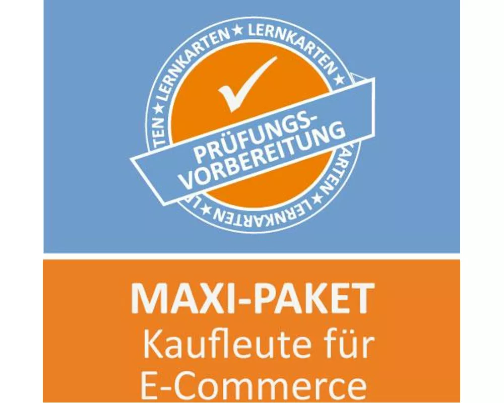 Maxi-Paket Lernkarten Kaufmann für E-Commerce
