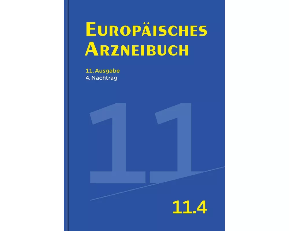 Europäisches Arzneibuch 11. Ausgabe, 4. Nachtrag