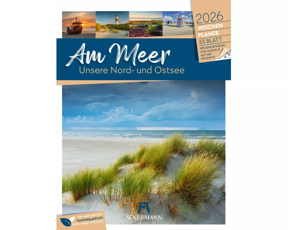 Am Meer Wochenplaner Kalender 2026