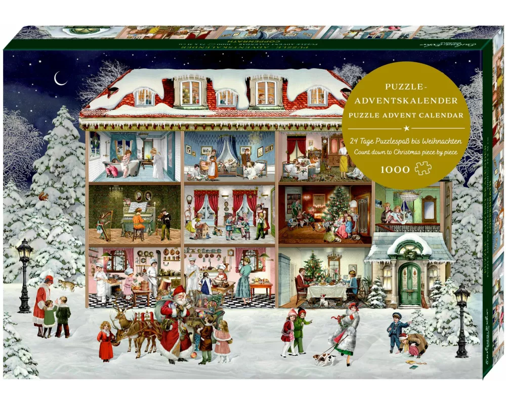 Puzzle-Adventskalender - Unser wunderbares Weihnachtshaus