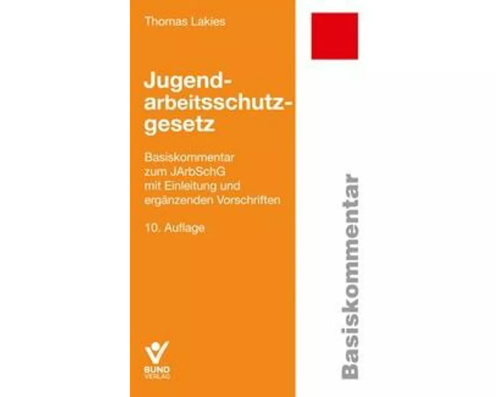 Jugendarbeitsschutzgesetz