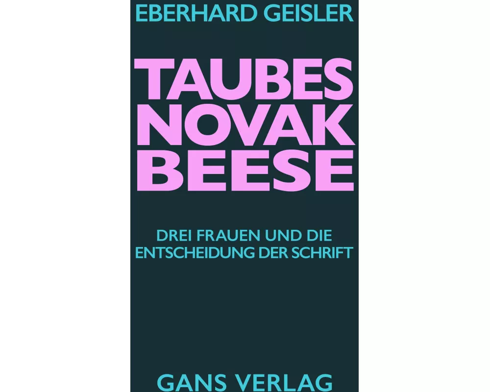 Taubes, Novak, Beese