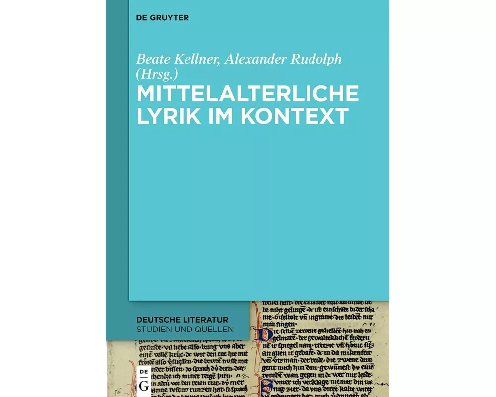 Mittelalterliche Lyrik im Kontext