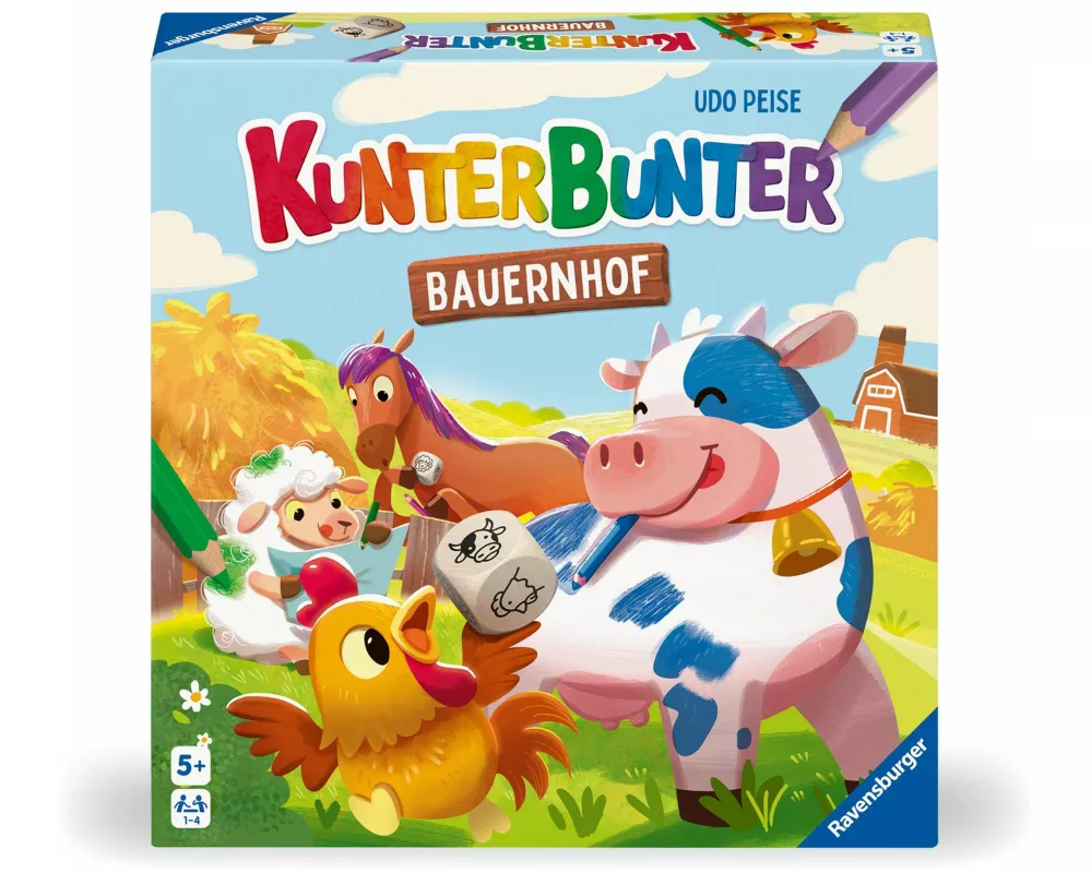 Kunterbunter Bauernhof - Kinderspiel ab 5 Jahre