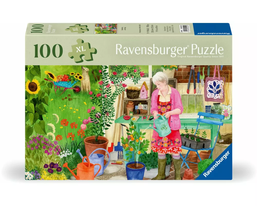Erwachsenenpuzzle 100 XL-Teile - Gartenarbeit