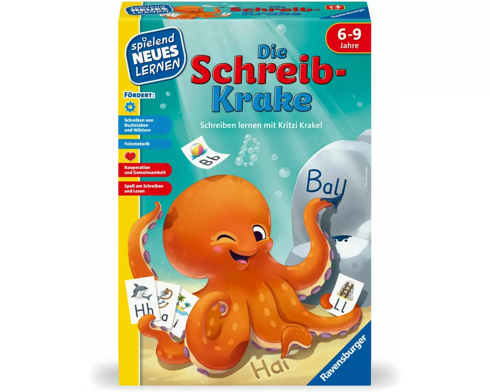 Die Schreib-Krake - Lernspiel ab 6 Jahre