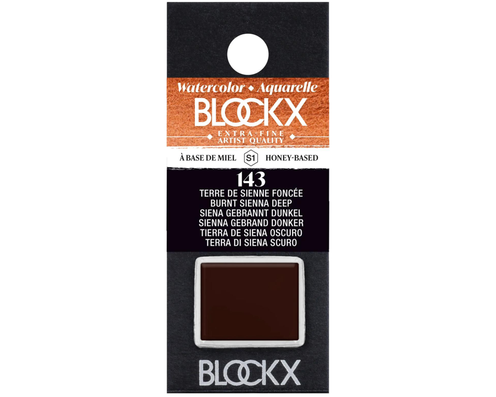 BLOCKX Aquarellfarbe 1.5ml 41143BXC siena gebrannt dunkel