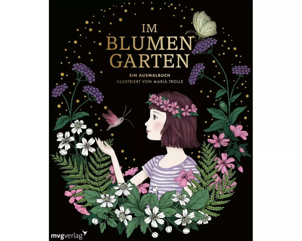 Im Blumengarten – Ein Ausmalbuch