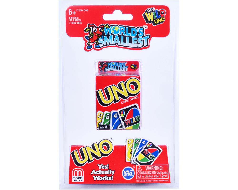 NEUTRAL World's smallest UNO 1180.00763 Card Game