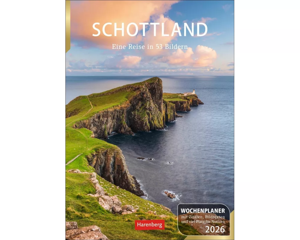 Schottland Wochenplaner 2026 - Eine Reise in 53 Bildern