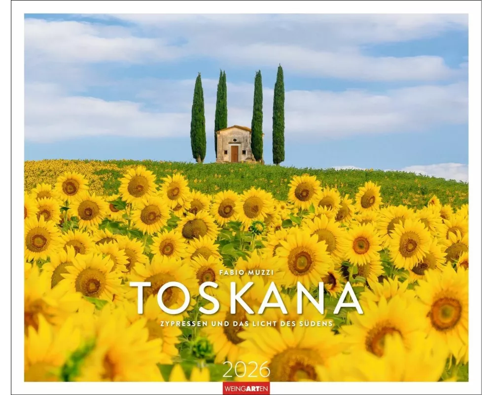 Toskana Kalender 2026 - Zypressen und das Licht des Südens