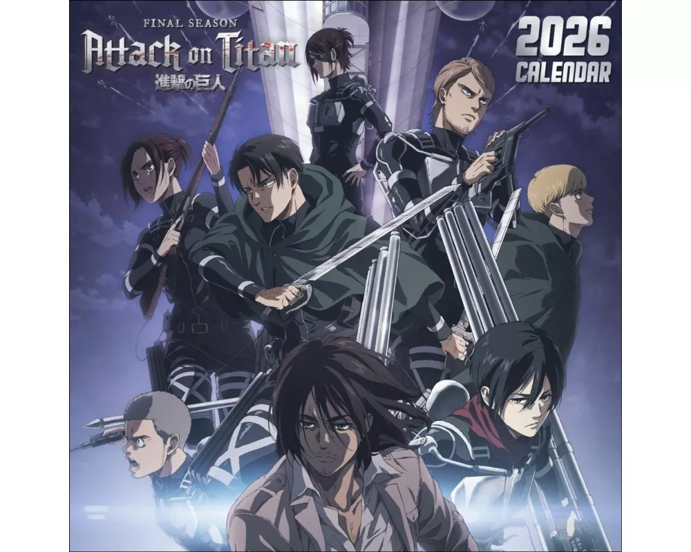 Attack on Titan Broschurkalender 2026