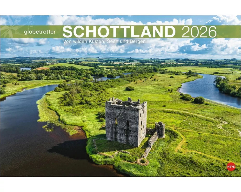Schottland Globetrotter Kalender 2026 - Von wilden Küsten, Seen und Bergen