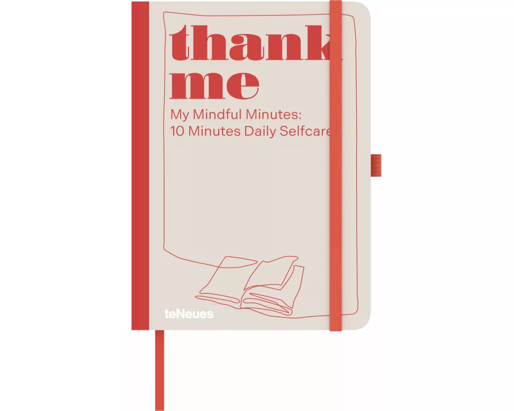 teNeues - thank me – 10 minutes daily selfcare 2026 | Immerwährendes Achtsamkeits-Tagebuch für mehr Klarheit, Balance & Selbstfürsorge