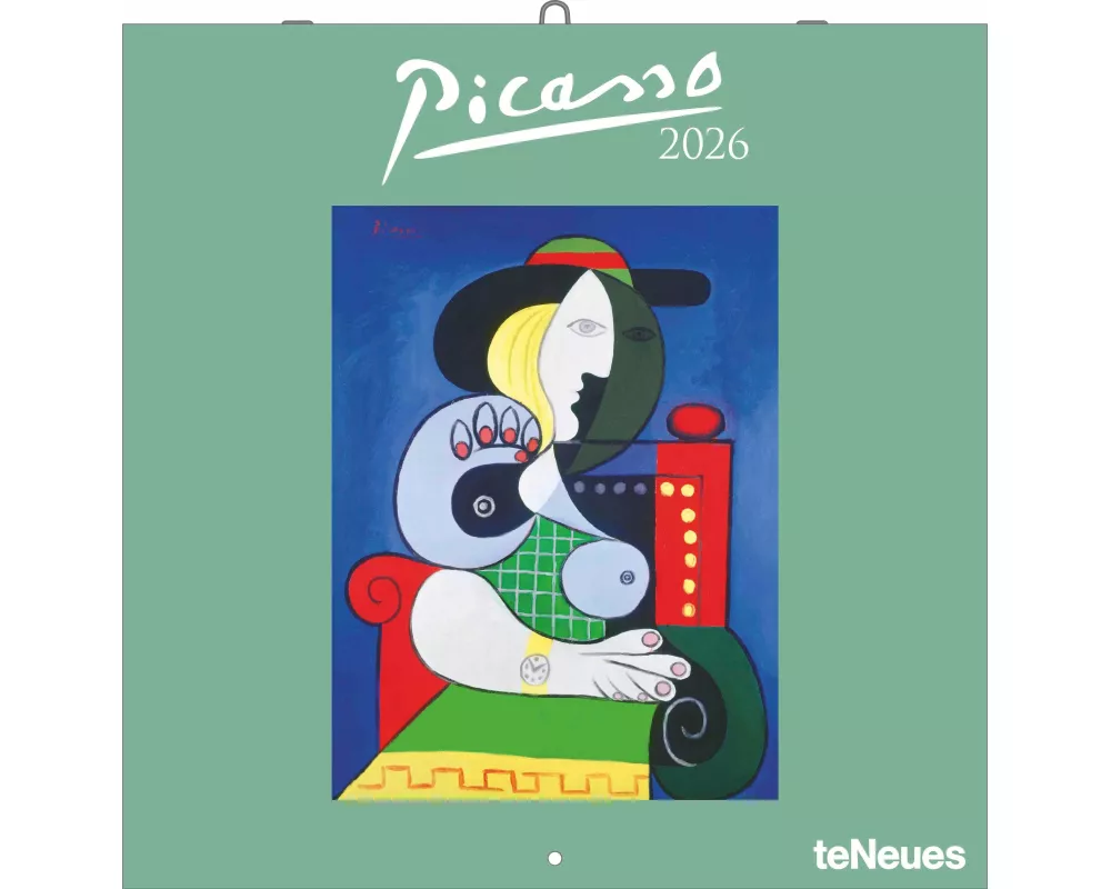 teNeues - Picasso 2026 – Kunst-Wandkalender 30x30 cm (30x60 cm geöffnet) | Broschürenkalender mit Meisterwerken für Kunstliebhaber